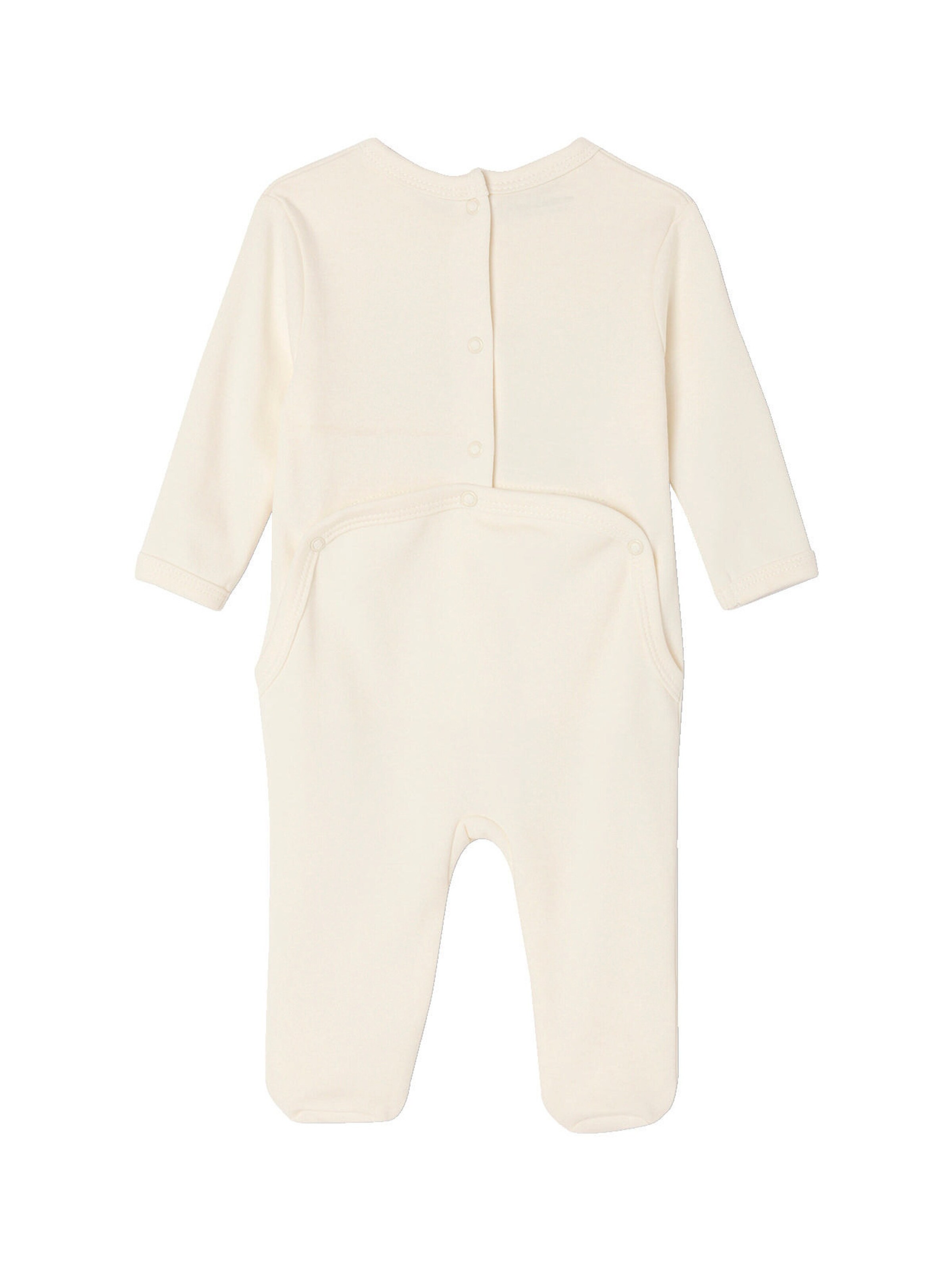 Vertbaudet Bio-Kollektion: 3er-Pack Baby Strampler BASIC violett gestreift