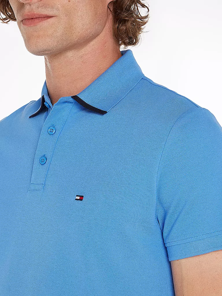 TOMMY HILFIGER Poloshirt Regular Fit blau