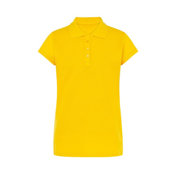 FYL Polo Regular 100% Algodão Mulher Dourado M - POPOL451