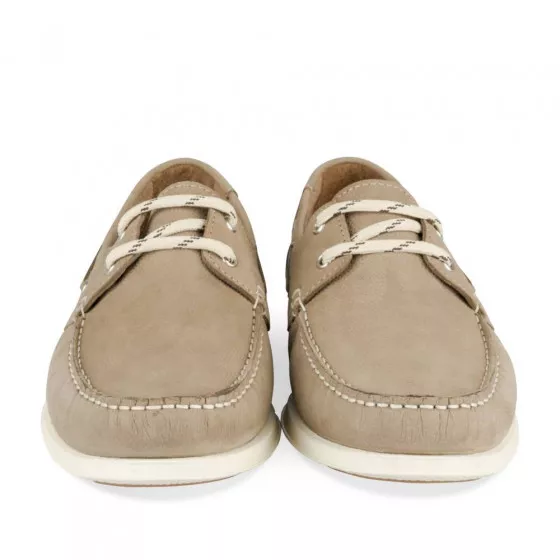 Chaussures bateau BEIGE MEGIS CASUAL