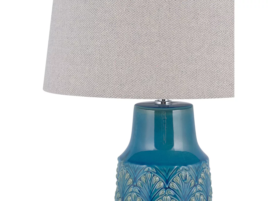 Lampe à poser THAYA Céramique Bleu