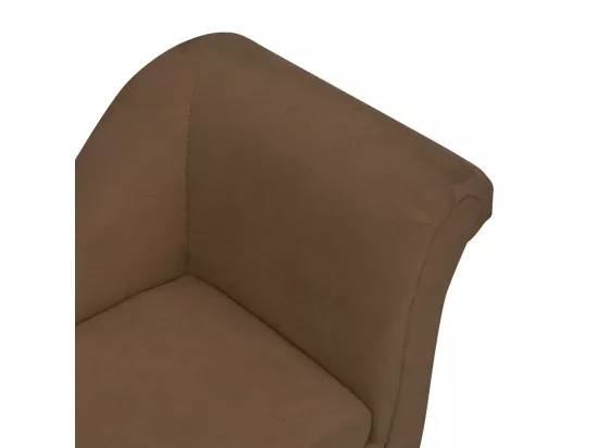 Canapé pour chien avec oreiller Marron 83x44x44 cm Peluche