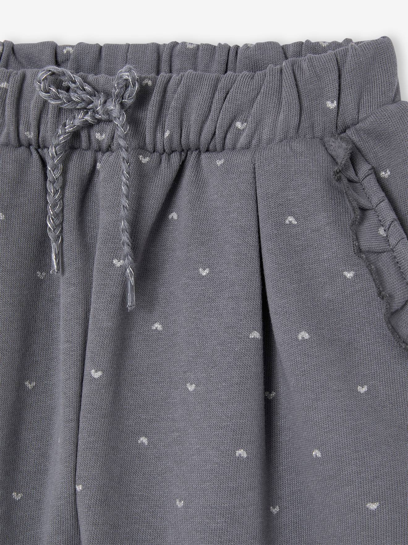 Calça de lã azul claro para bebê menina