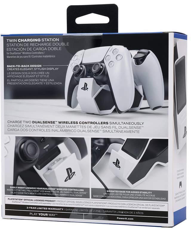 PowerA Twin opladestation til PlayStation 5