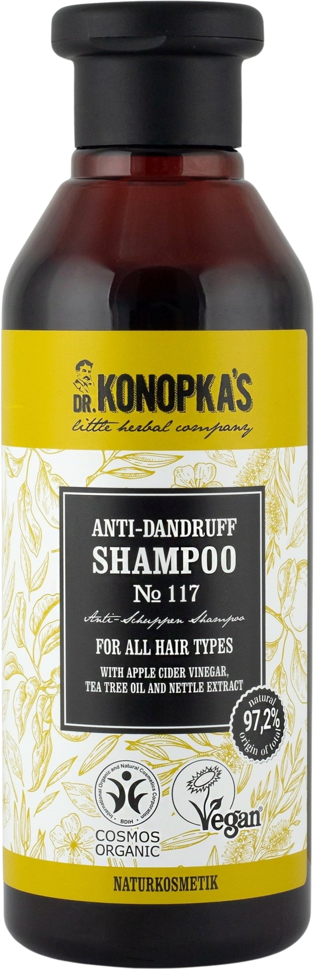 Dr. KONOPKA'S  Anti-Dandruff Shampoo Nº117, 280 ml
