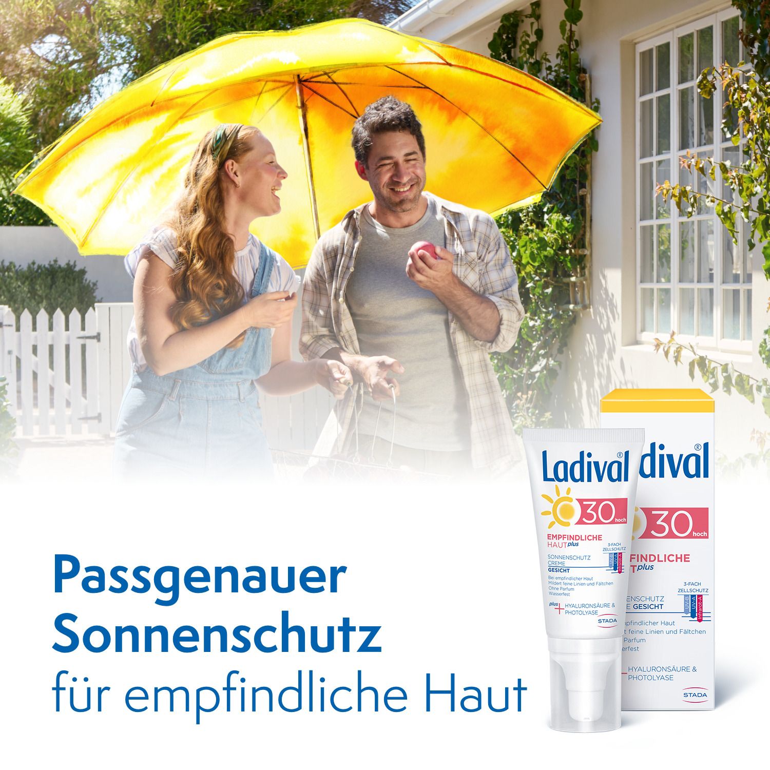 Ladival® Empfindliche Haut plus pflegende Sonnencreme LSF 30 für das Gesicht