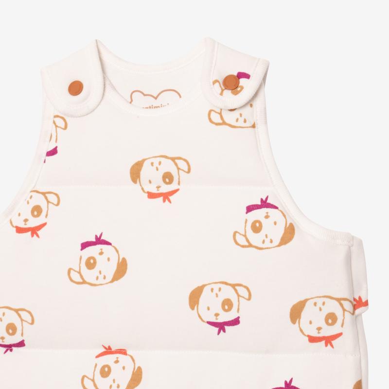 Gigoteuse bébé chiens blanche Catimini Blanc