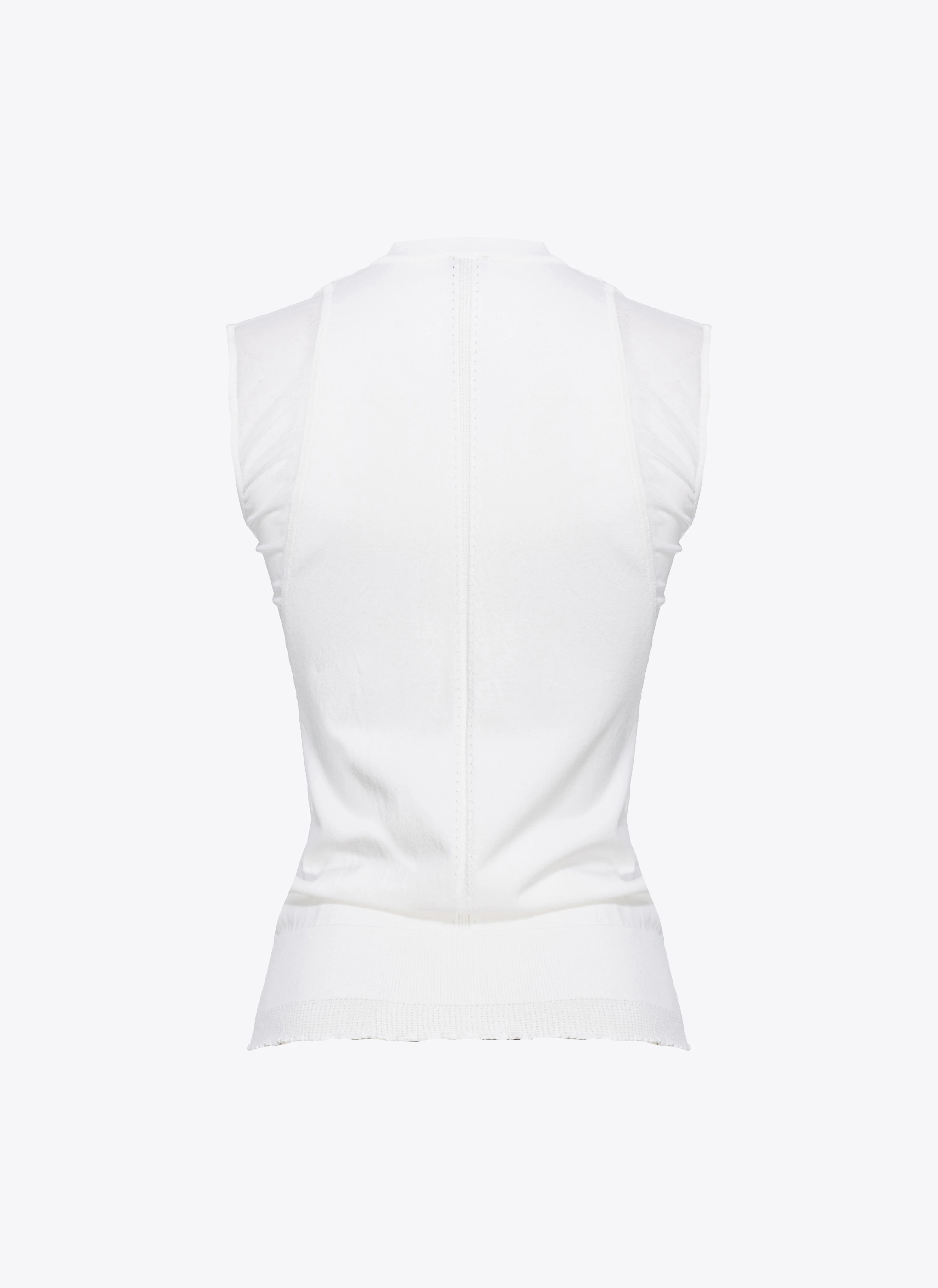 T-shirt sans manches | Blanc