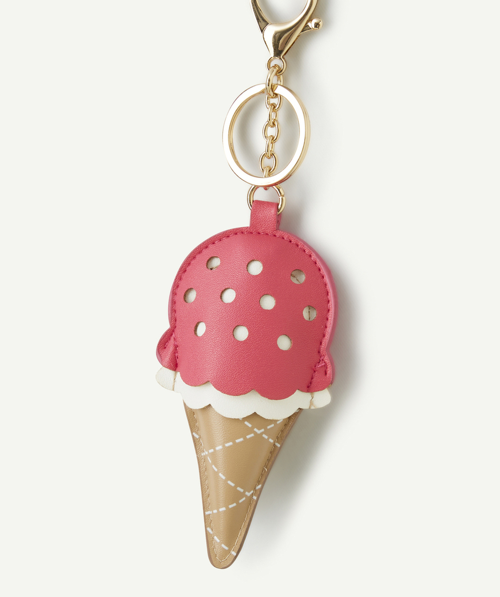 PORTE-CLÉS FILLE CORNET DE GLACE