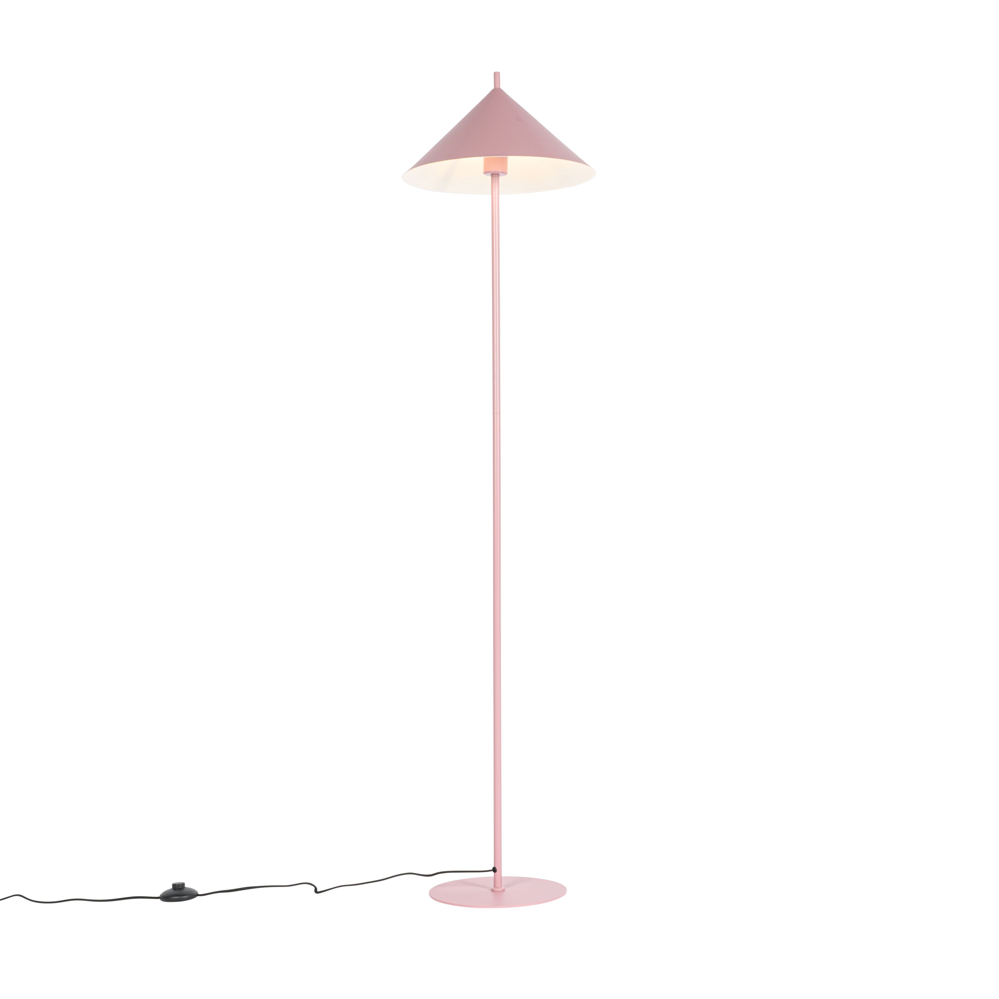Design vloerlamp roze driehoek - Triangolo
