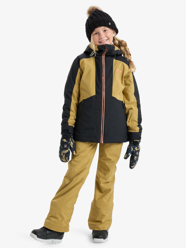 Roxy Jetty Girl Moufles techniques ski/snowboard Beige Fille
