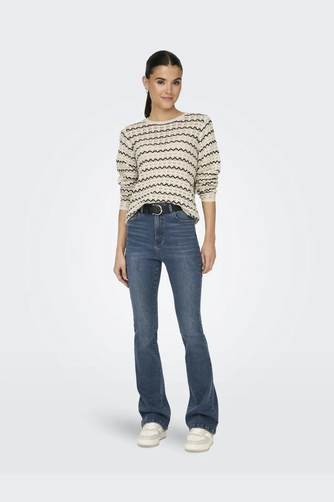 Only Onlasa Ls Structure O-Neck Knt