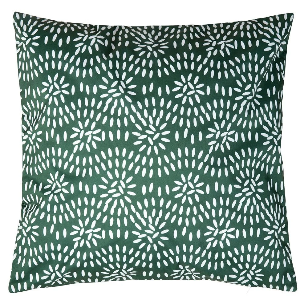 Housse de coussin carré Splendor vert