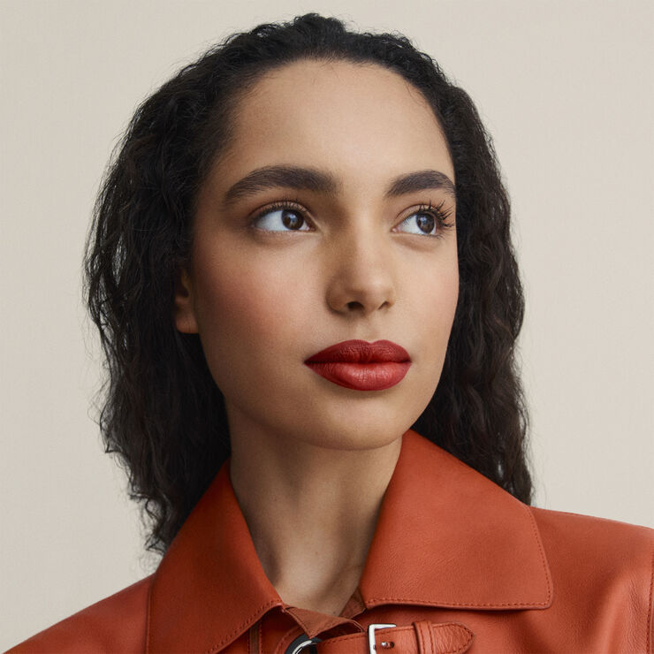 HERMÈS Rouge Hermès, satin lipstick, Rouge Érable
