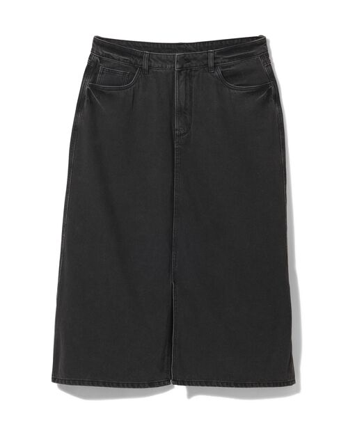 longue jupe femme denim noir
