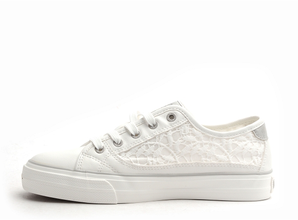 Mustang basses femme 1272309 blanc