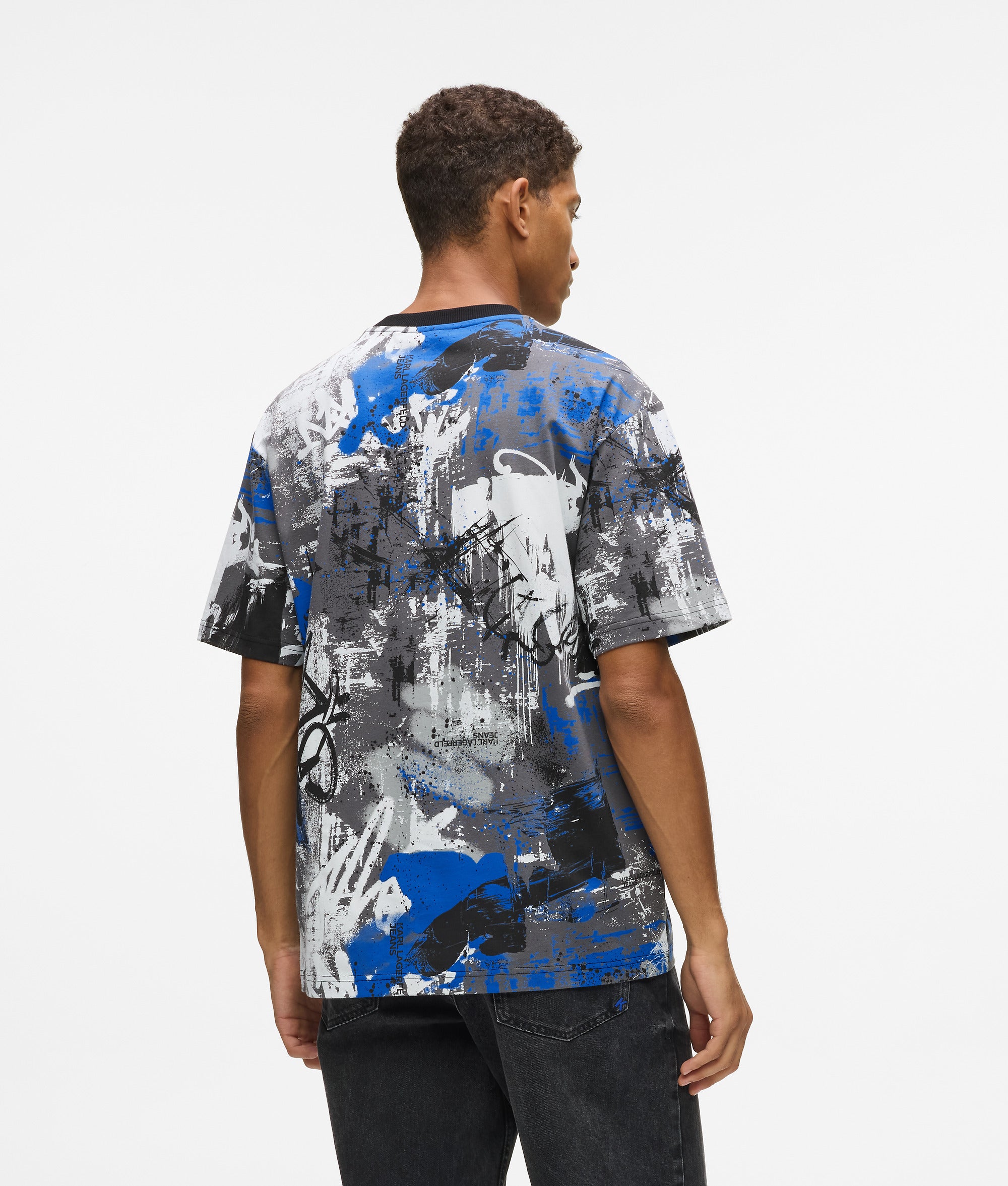 T-shirt met verfeffect