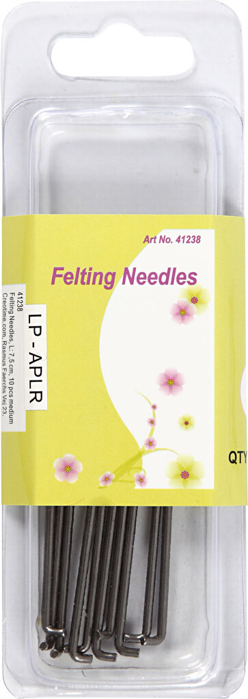 Filtenål - L 7,5 CM - Mellem - 10 Stk
