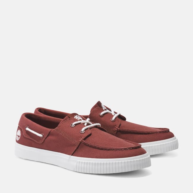 Sneaker Bassa Stringata da Uomo in rosso
