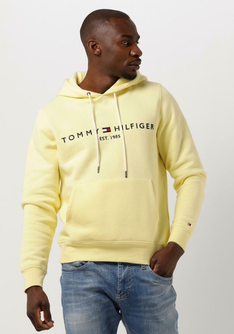 TOMMY HILFIGER gele tommy hilfiger sweater tommy logo hoodie