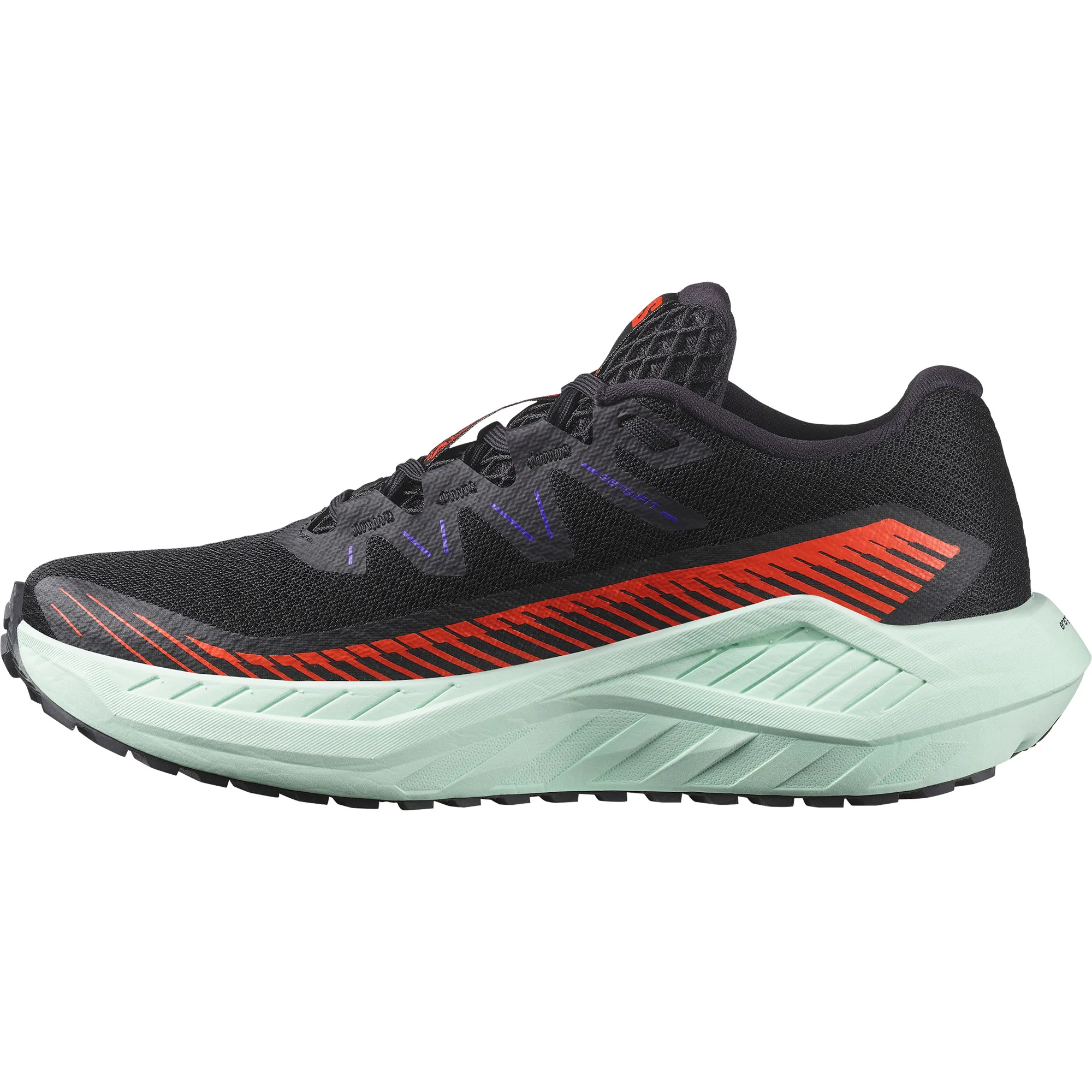 Salomon Women's DRX Defy GRVL Black/Cherry Tomato/Bay
