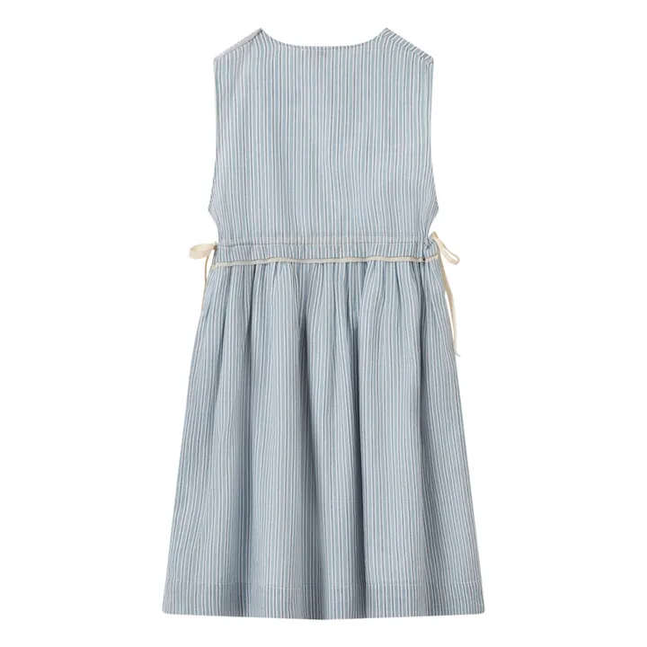 Caramel Robe Rayée Colima | Bleu