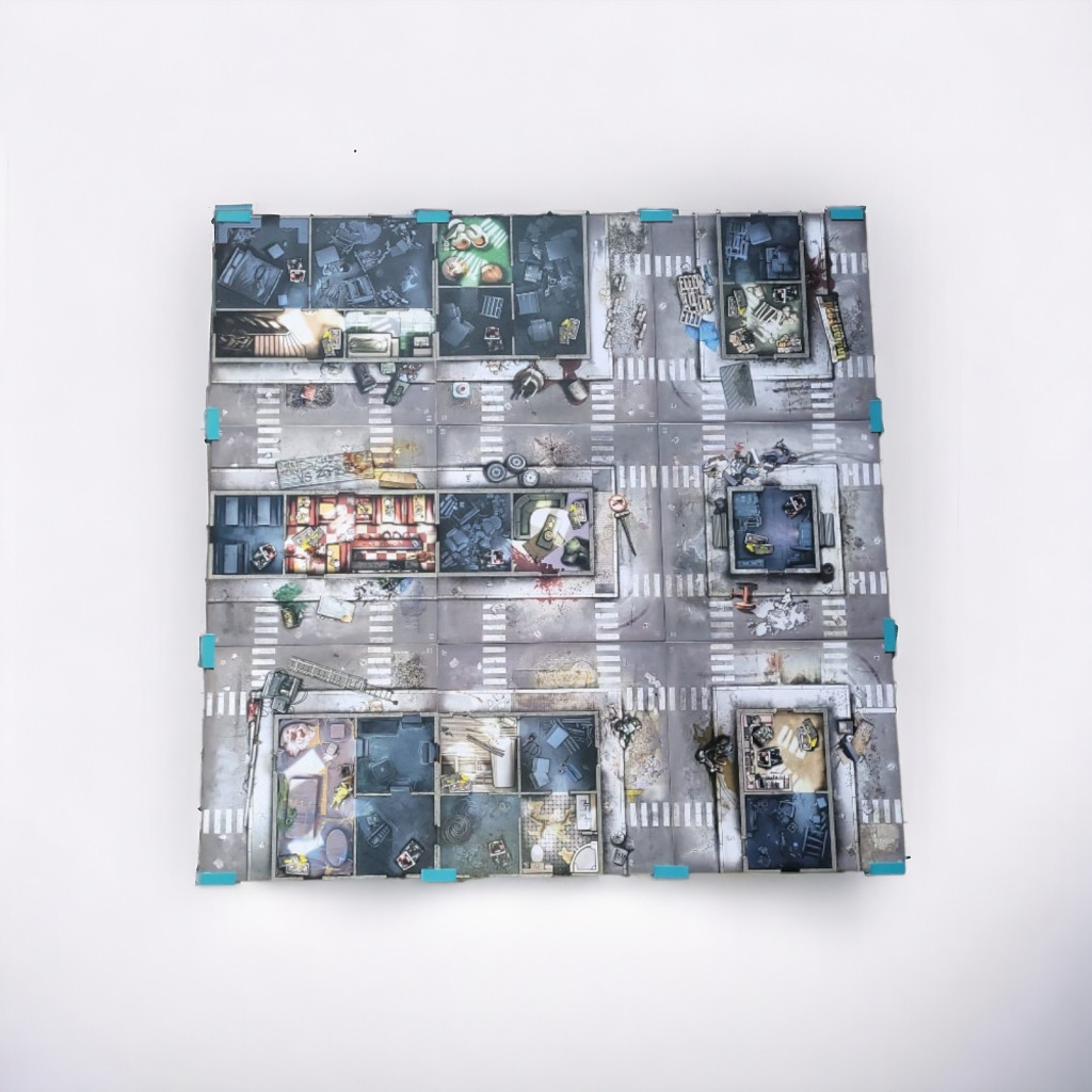 12 Clips connecteurs turquoise pour Zombicide (toute version)