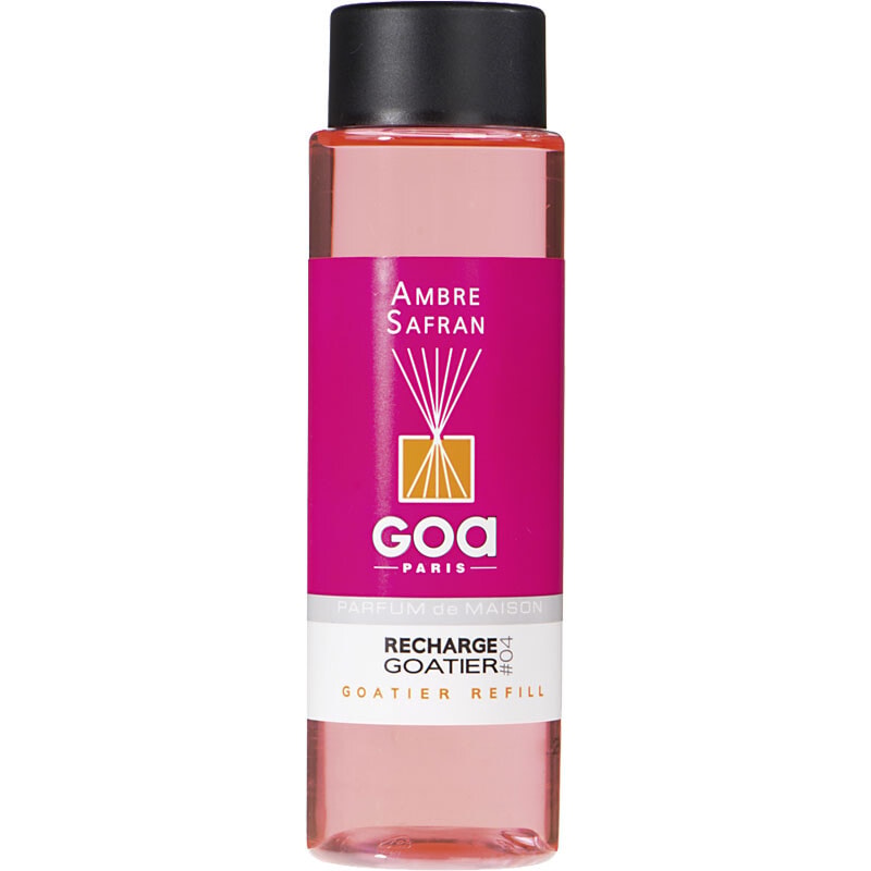 Recharge pour bouquet parfumé - Ambre & safran - 250 ml