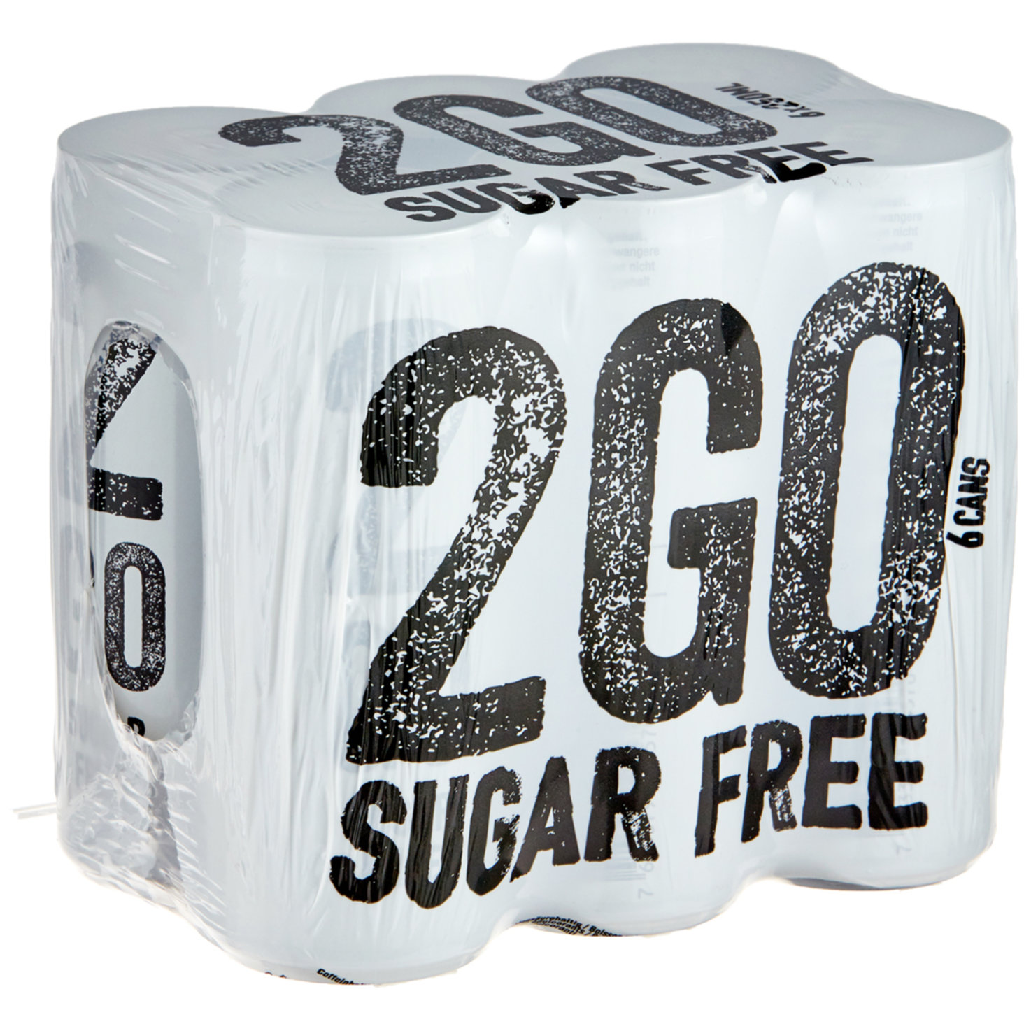 2 go Energy Drink Sugarfree 6x25cl -150cl