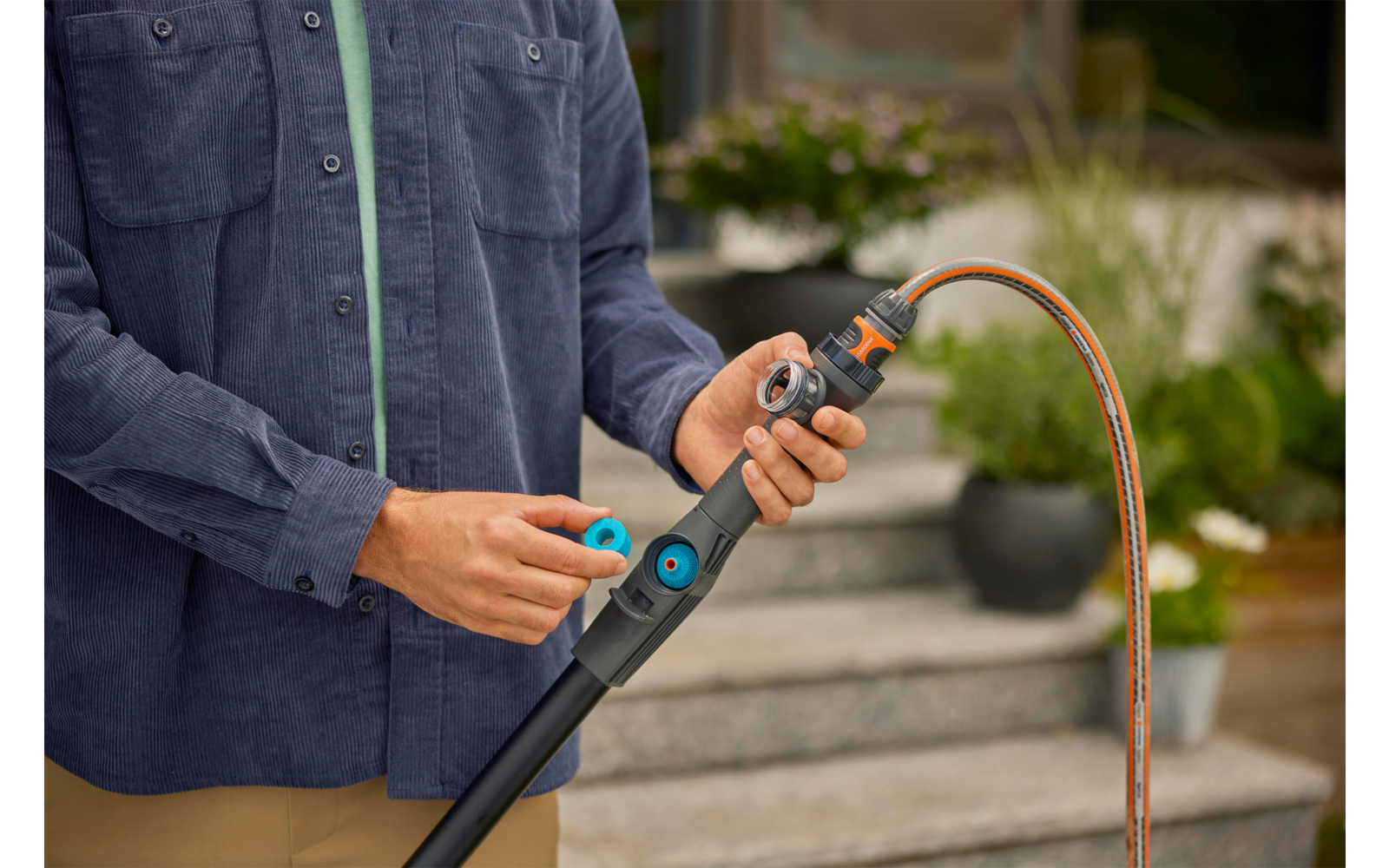 Gardena Cleansystem Teleskop-Stiel M-XL, 155 - 260 cm