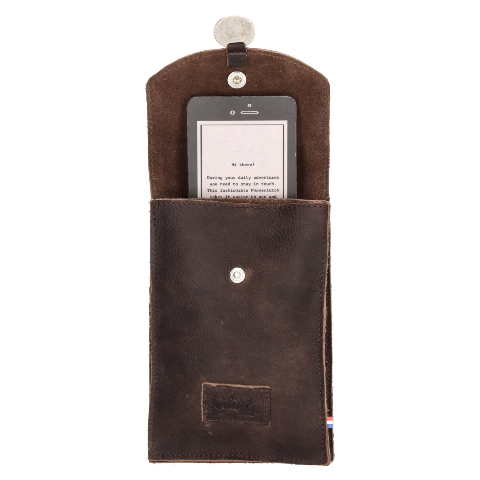 SoDutch #16 Telefoontasje Donkerbruin