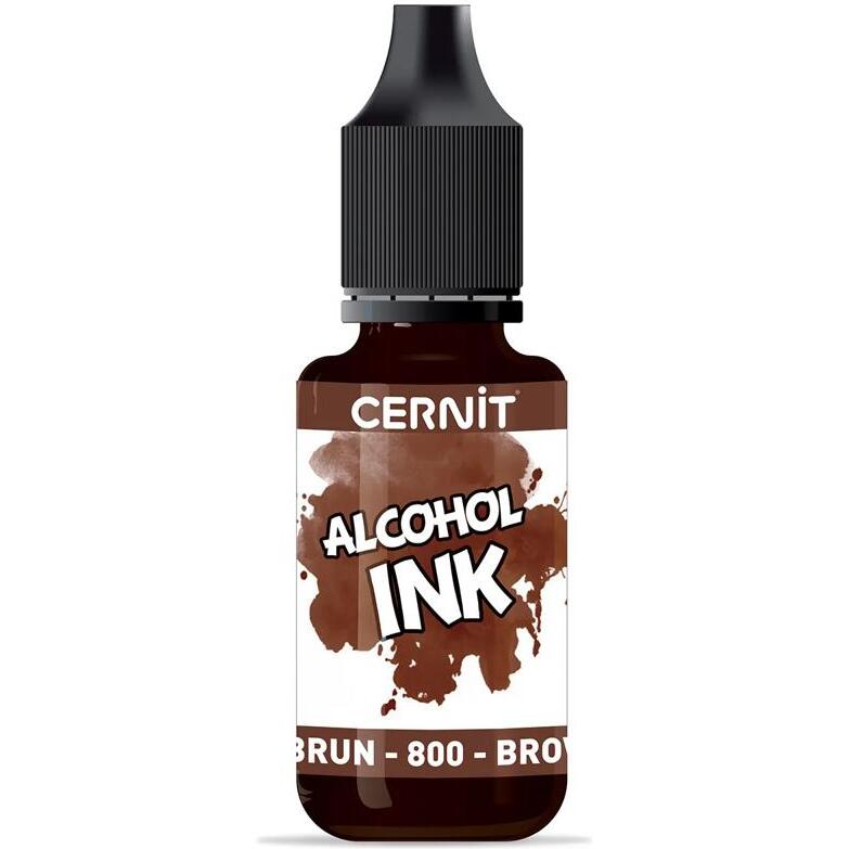 Cernit encre à l'alcool 20 ml Brun - Brun