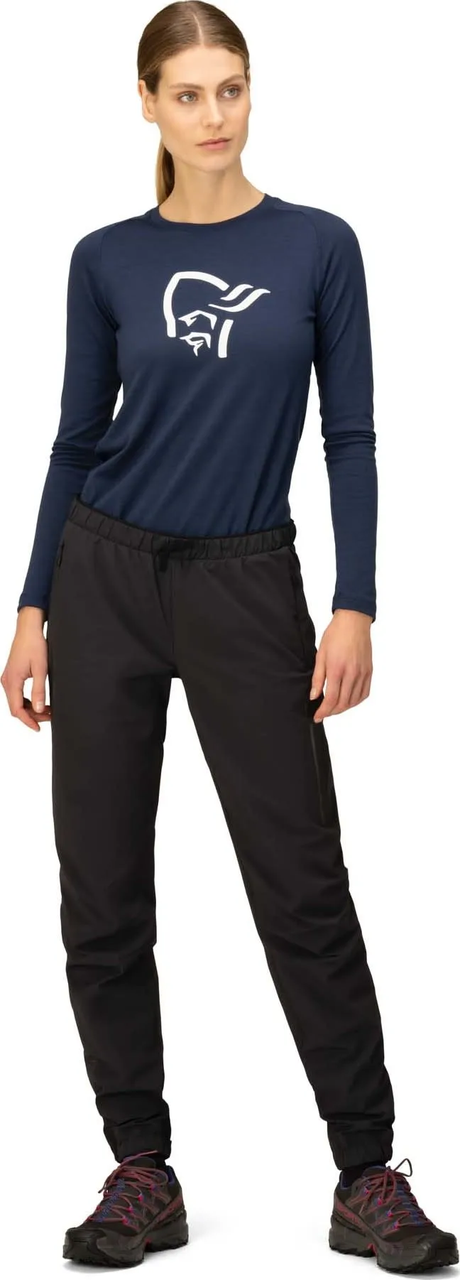 Norrøna Women's Senja Flex1 Trackster Pant Caviar