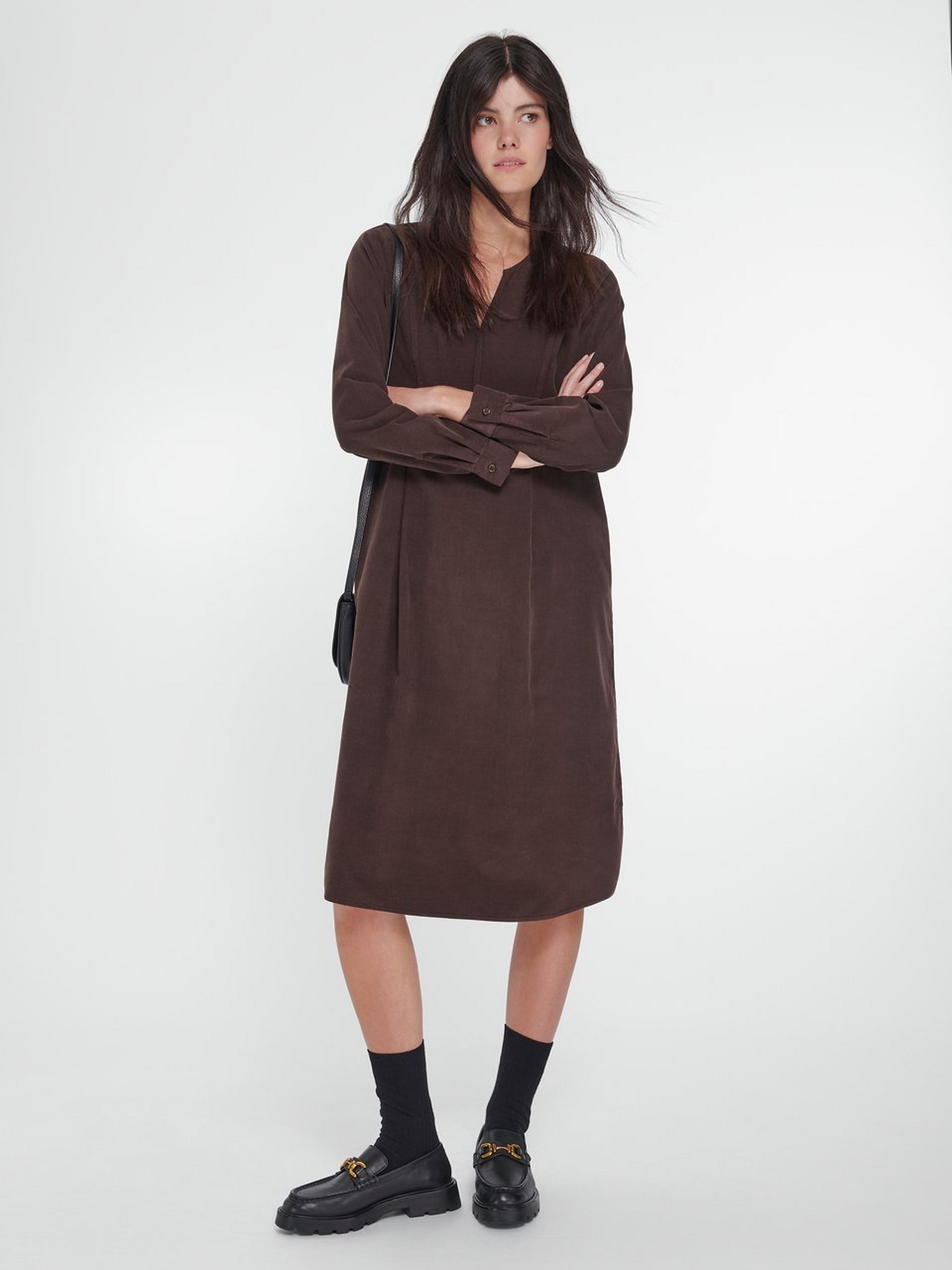 Cord-Kleid