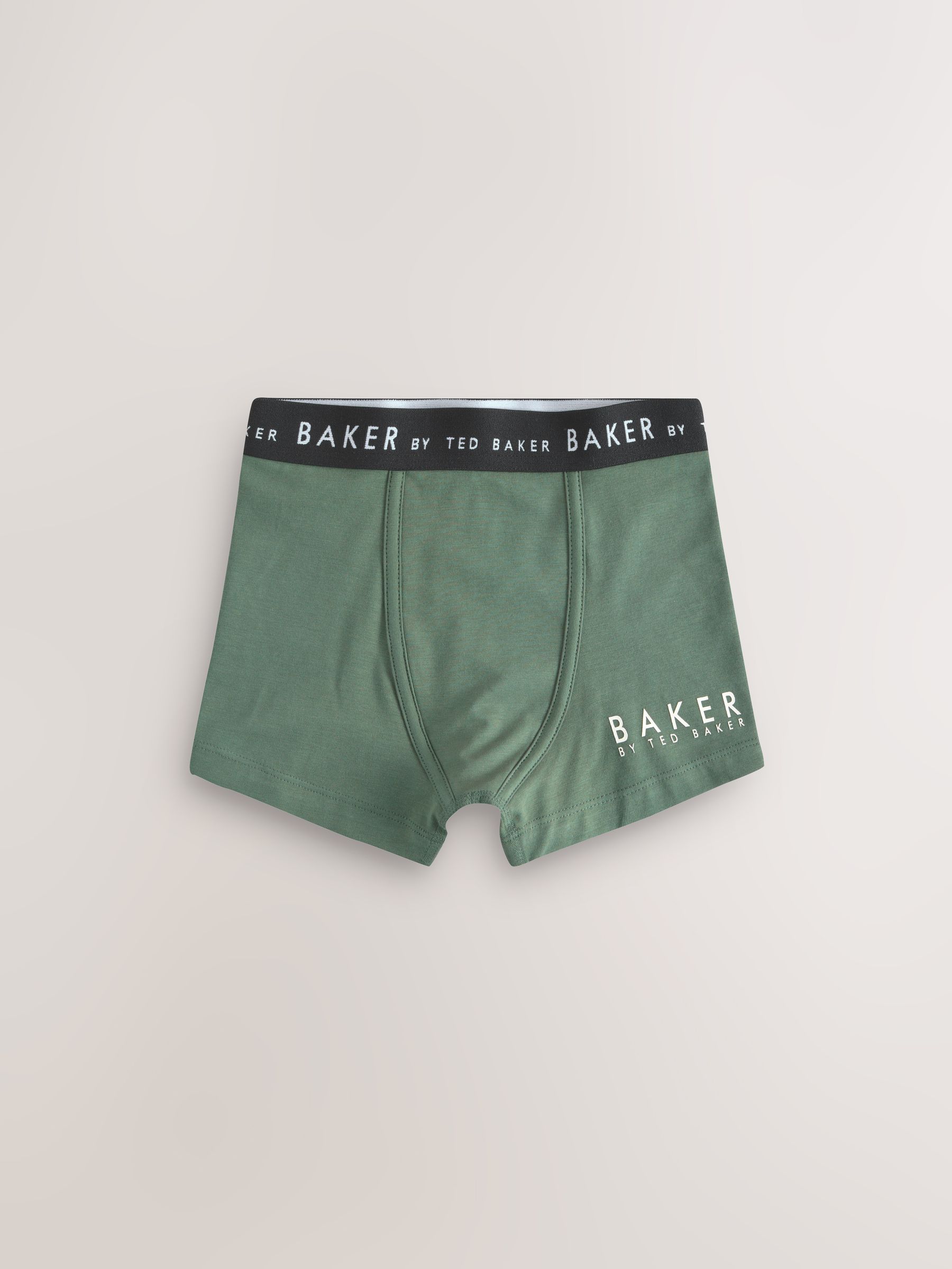 Groen - Baker by Ted Baker jongens boxershorts verpakking van 5