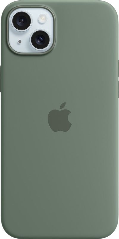 Apple Siliconenhoesje met MagSafe - iPhone 15 Plus - Cypress