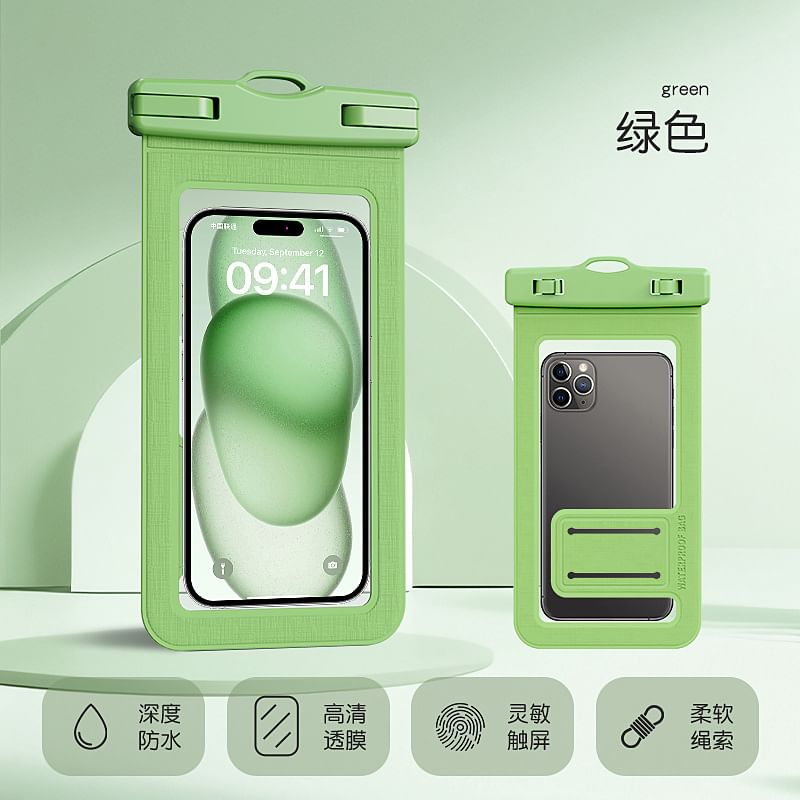 Karnemelk - Transparante waterdichte telefoonhoes voor touchscreen