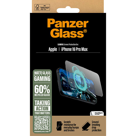 PanzerGlass gamer skærmbeskyttelse iPhone 16 Pro Max