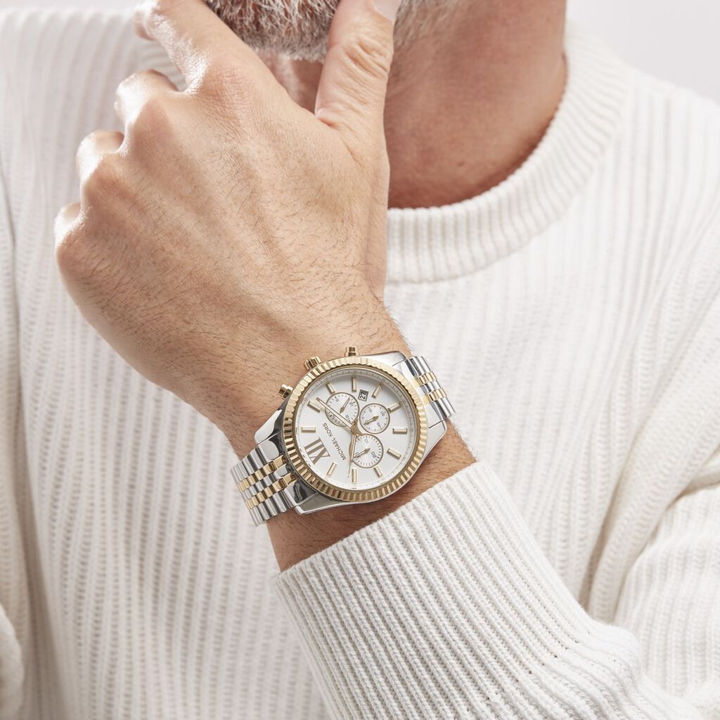Montre Michael Kors Lexington Argenté