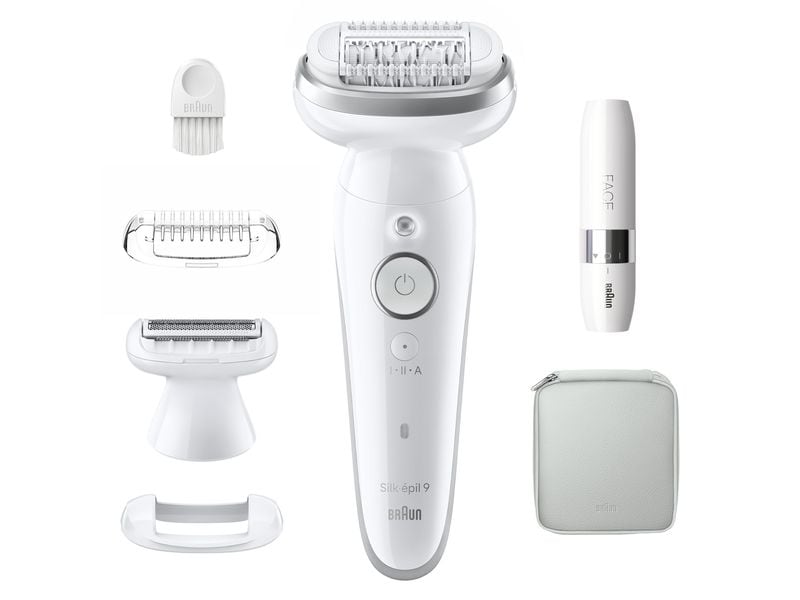 Braun Epilierer Silk-épil 9 9-341 Kabelloses Nass- und Trocken-Epiliergerät