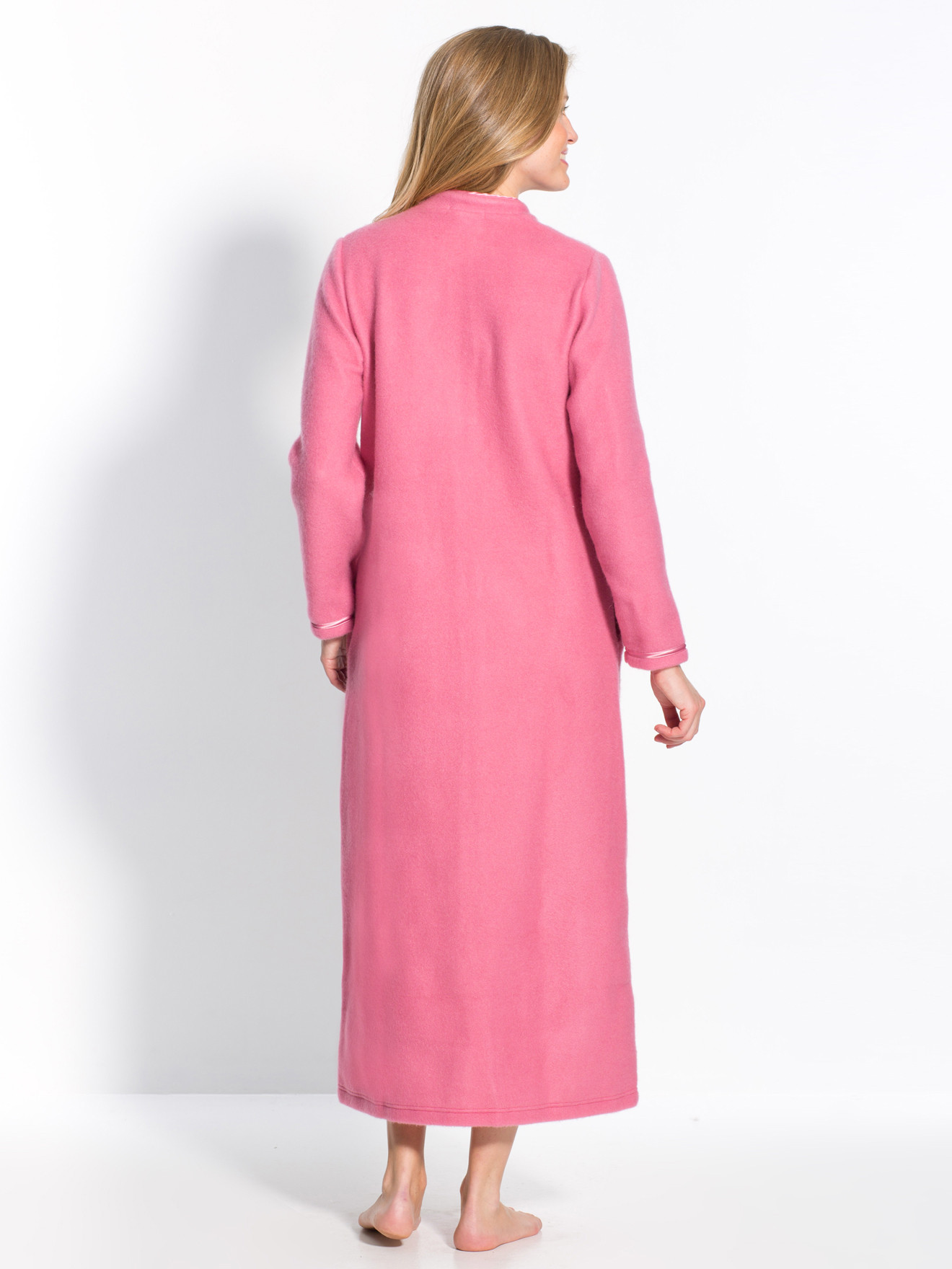Robe de chambre zip molleton courtelle