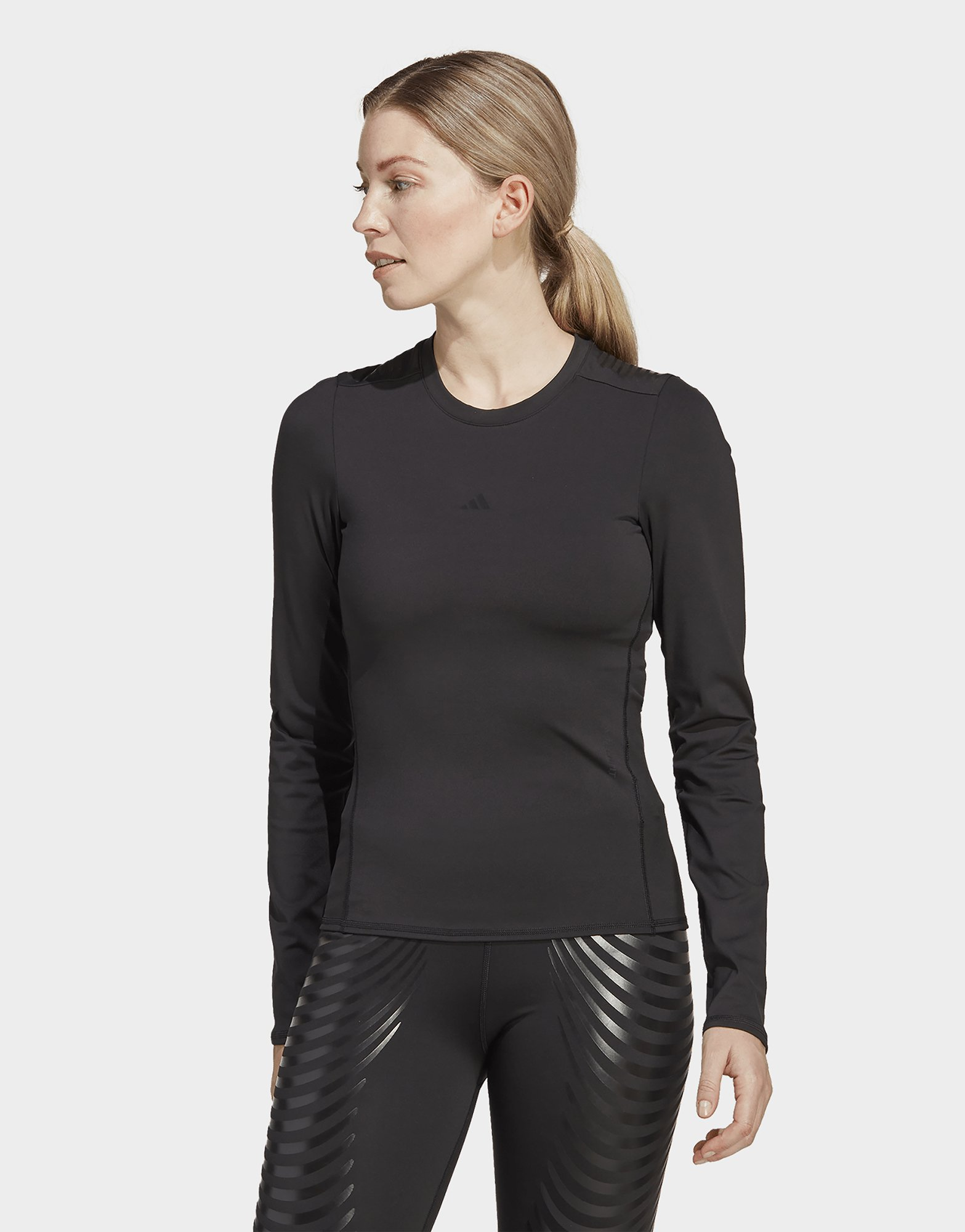 adidas T-shirt de training à manches longues Techfit Control