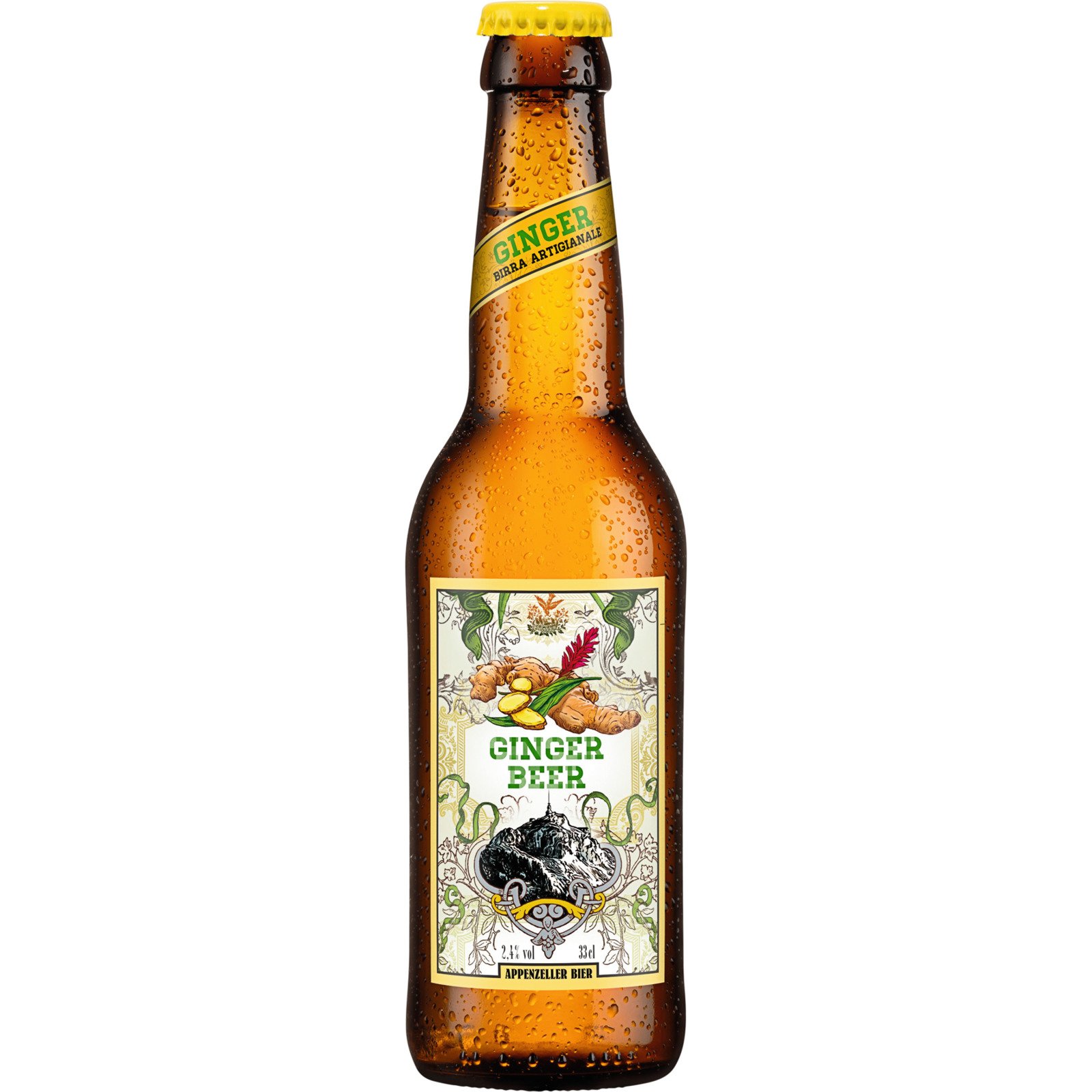 Appenzeller Ginger Beer 6 x 33 cl Glas