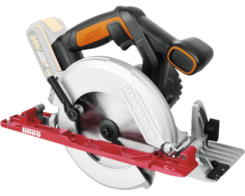 Accu cirkelzaag Worx WX530 20V incl. 165x16mm Ø + GRATIS extra artikel 20V accu WA3644 (4.0Ah)