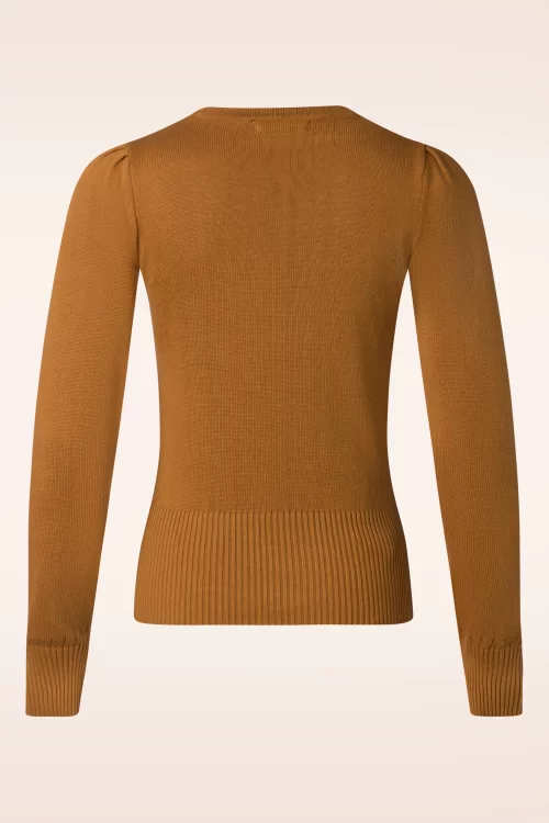 Very Cherry Mina pullover in cognacbruin