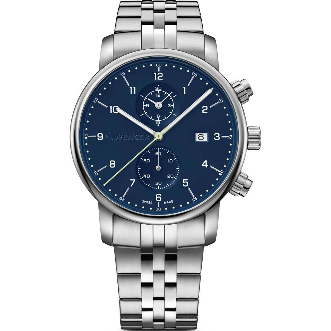 Wenger Urban Classic Chrono Blau Ø 42mm
