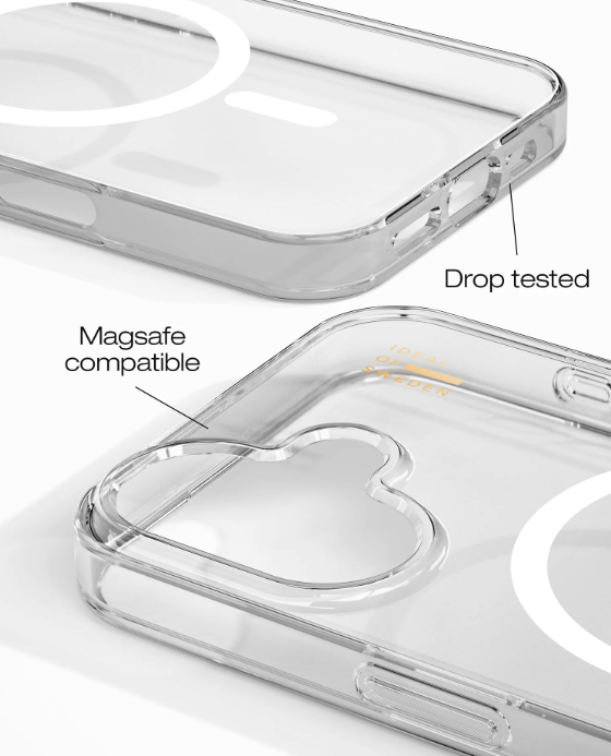 iPhone Air MagSafe Hardcase Hülle Clear Case Recycled (IDCLCMS-I2566-471) - Transparent
