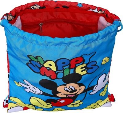 Disney Mikke Mus Happy Smiles Gympose 3 L, Red/Blue