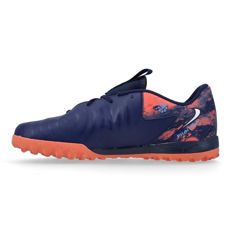 Nike Phantom GX II Academy TF Erling Haaland Personal Edition - Bleu/Chrome Enfant ÉDITION LIMITÉE