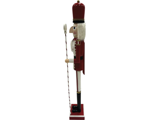 Decoratief figuur Lafiora notenkraker rood H 85 cm